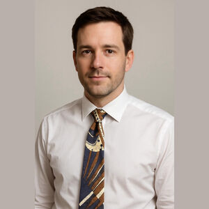 Oleg Cassini Silk Tie Abstract Pattern